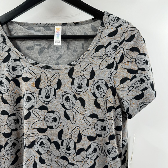 LuLaRoe Classic T Minnie Mouse Tee – Grey, NWT, Size XS - Picture 2 of 8